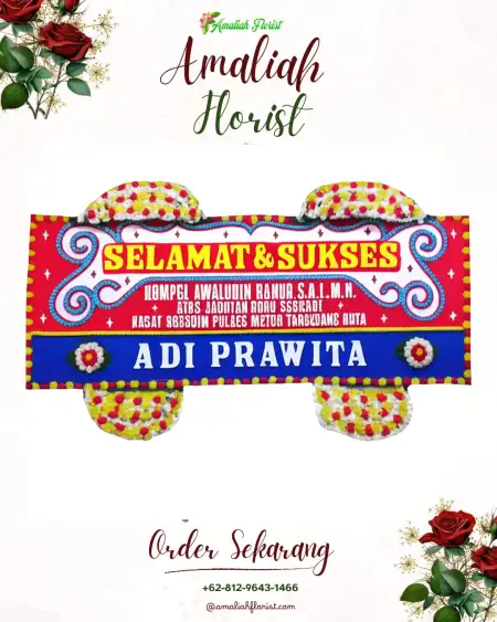 Papan Bunga Ucapan Selamat Kaligandu